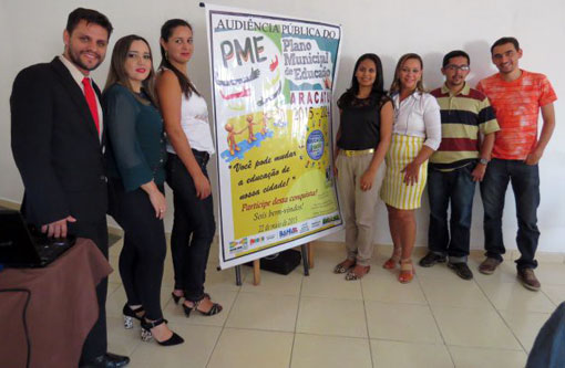 Aracatu: foi realizada Audiência Pública aprova o Plano M. Educação 2015-2024