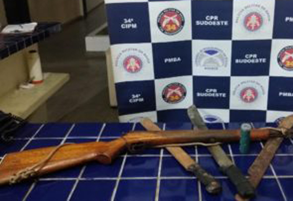 Homem é preso após manter mulher em cárcere na Fazenda Arrecifinho, zona rural de Brumado