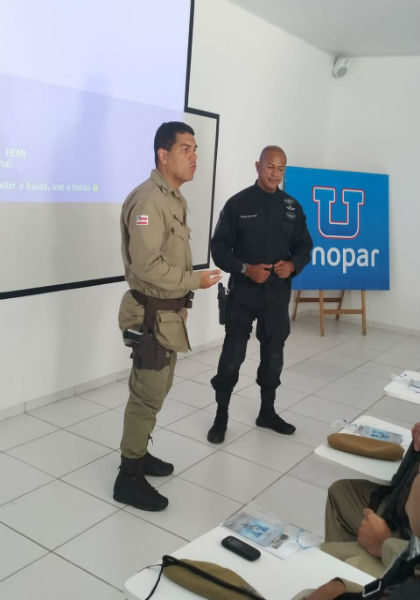 Livramento: 46ª CIPM recebeu a visita do Subtenente PM Ivan Paulo dos Santos Júnior, caveira do curso de operações especiais