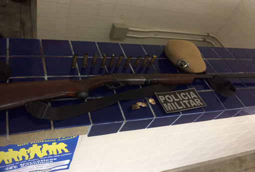Brumado: Polícia Militar apreende arma de fogo na zona rural