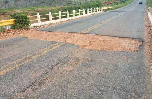 BA-148: Acidente é registrado em ponte que foi interditada na última semana
