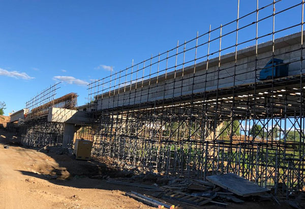 Construção da ponte sobre o Rio de Contas em Sussuarana chega a 54% 