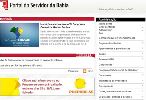 Um total de 3.768 servidores do Estado não se recadastrou e foi retirado da folha de pagamento de outubro