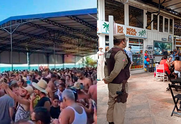PM amplia ação em bares de Porto Seguro e reduz aglomerações