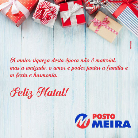 Brumado: Posto Meira deseja um Feliz Natal