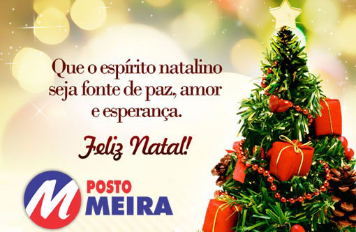 O Posto Meira deseja a todos os clientes e amigos um Feliz Natal
