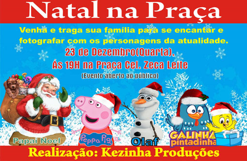 Brumado: Kezinha Produções realizará Natal na Praça