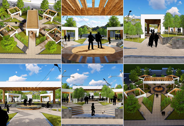 Projeto prevê revitalização de praça em Jussiape; obra será executada pela empresa Construmendes