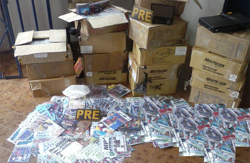 BR-030: Brumadense é detido com CDs e DVDs piratas na região de Caetité