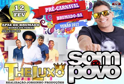 Brumado: pré-carnaval agita a Apae no dia 12 de fevereiro