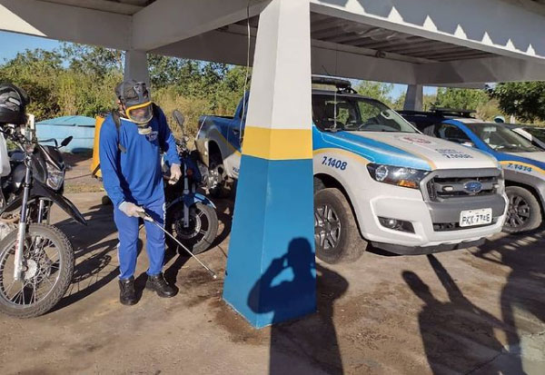 PRE realiza higienização das dependências do Posto 1/1 Brumado