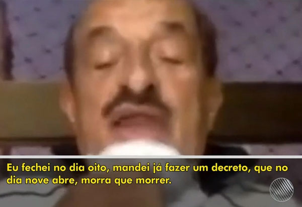 'morra quem morrer'; diz prefeito de Itabuna sobre reabertura do comércio