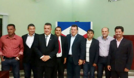 Barra da Estiva: Prefeito Dinho participa da sessão de reabertura dos trabalhos do Legislativo