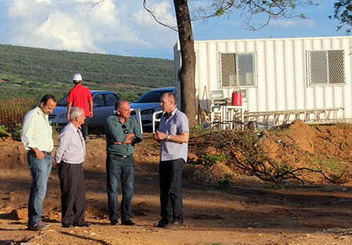 Prefeito Aguiberto visita obras do Centro de Detenção Provisória de Brumado