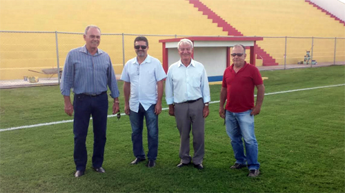 Prefeito Aguiberto visita Estádio 'Gilbertão' para conferir os últimos preparativos antes da inauguração