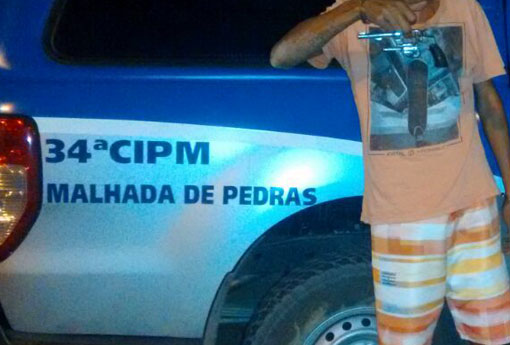 Policia Militar prende assaltantes em Malhada de Pedras