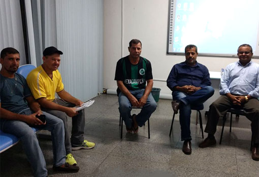 Brumado: secretário de Administração realiza reunião para demonstração de números relacionados ao Campeonato Brumadense de Futebol