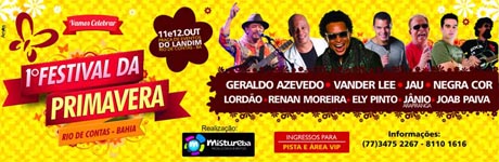 Rio de Contas: Em outubro tem o 1º Festival da Primavera