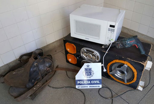 Polícia Civil recupera bens furtados na zona rural de Brumado