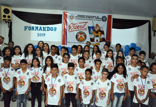 PROERD foi concluído com êxito pela Polícia Militar em Maetinga 