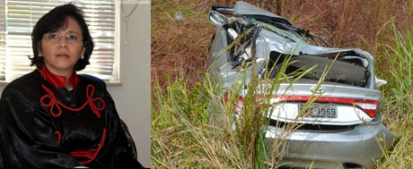 ITAPETINGA: PROMOTORA GENÍSIA SOFRE GRAVE ACIDENTE