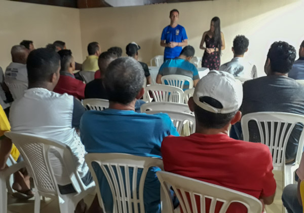 Pré-candidato a prefeitura de Brumado, Fabrício Abrantes reúne desportistas e assume compromisso de incentivo e valorização ao esporte   