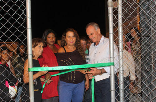 Prefeitura de Brumado inaugura da Quadra da Escola Idalina Azevedo