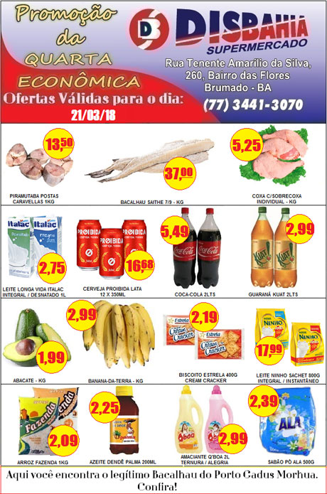 Hoje é dia de economizar na 'Quarta Econômica' do Disbahia