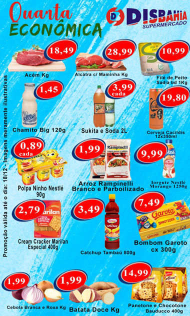 Brumado: venha de economizar na 'Quarta Econômica' do Disbahia