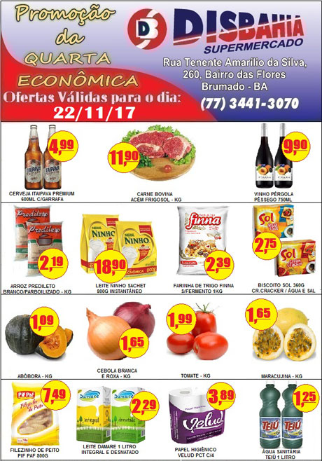 Hoje é dia de economizar na 'Quarta Econômica' do Disbahia