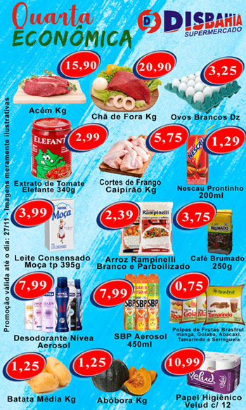 Brumado: venha de economizar na 'Quarta Econômica' do Disbahia