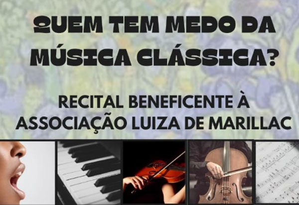 Brumado: dia 29 de julho acontece o recital beneficente ‘Quem tem medo da música clássica?’
