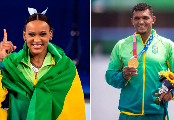 Rebeca Andrade e Isaquias Queiroz conquistam Prêmio Brasil Olímpico