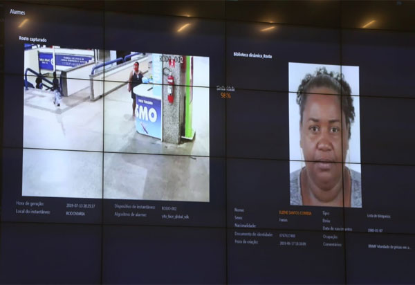 Reconhecimento Facial flagra primeira criminosa foragida em Salvador
