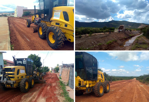 Brumado: prefeitura realiza diversos serviços de recuperação de vias e estradas