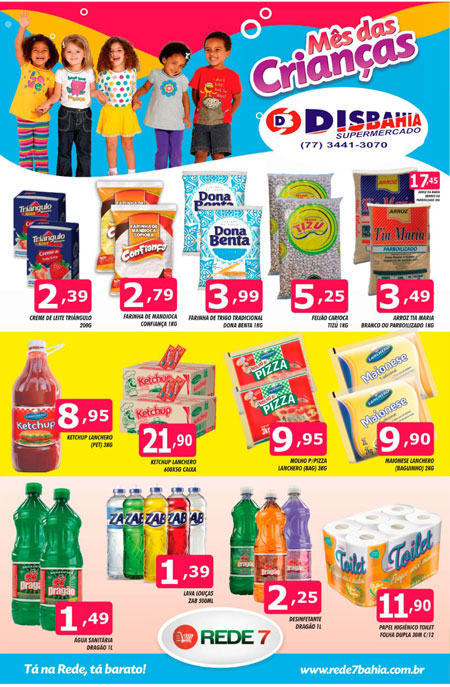 Brumado: Confira as ofertas 'Mês das Crianças' Disbahia Rede 7