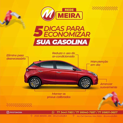 Rede Meira dá dicas para economizar gasolina