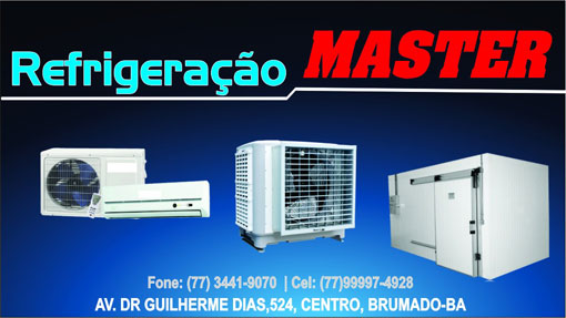 Em Brumado Refrigeração Master - vendas de equipamentos e peças para refrigeraçã0