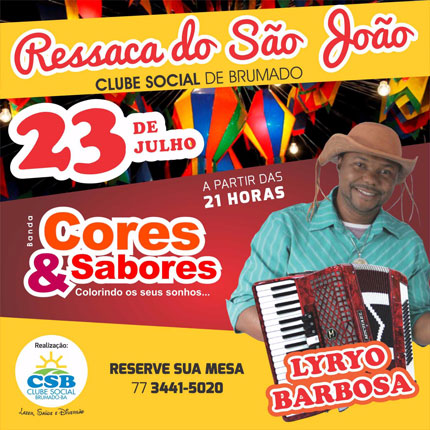 Clube Social: venha curtir a ressaca do São João