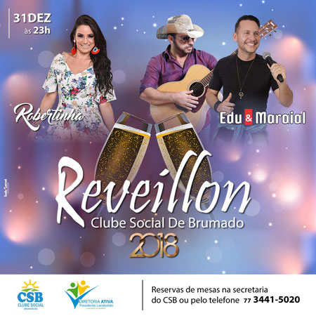 Venha curtir a melhor festa de Reveillon no Clube Social de Brumado