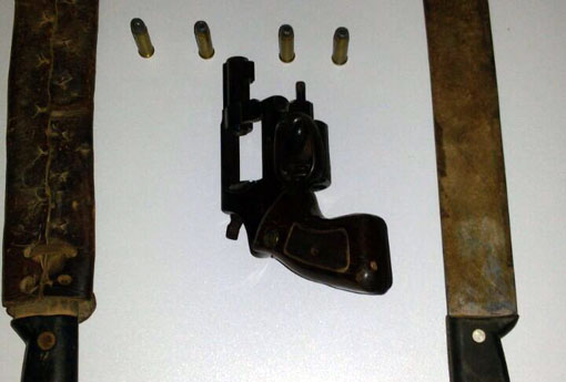 Aracatu: Polícia Militar apreende arma de fogo