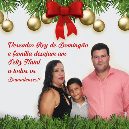 Brumado: Rey de Domingão deseja um feliz Natal a todos os brumadenses