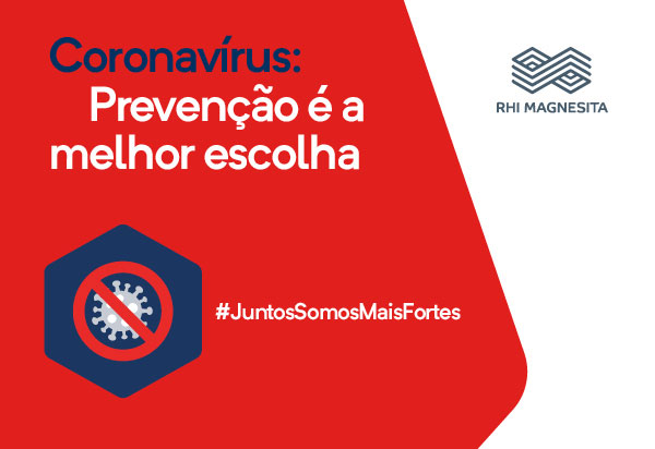 RHI Magnesita alerta para a prevenção no combate ao novo coronavírus em Brumado