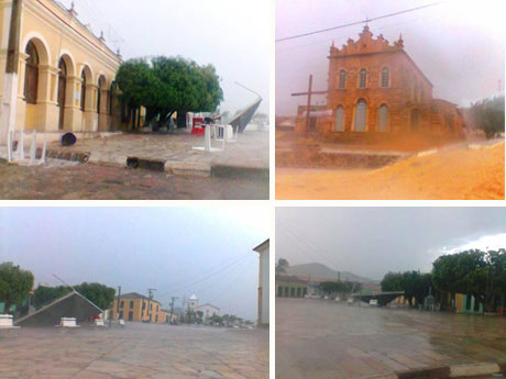 Tempestade na tarde de quarta-feira, 04, em Rio de Contas