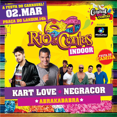 Rio de Contas: No carnaval tem o Rio de Contas Indoor