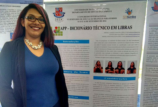 IFBA campus Brumado apresenta aplicativo com dicionário técnico em libras em congresso internacional