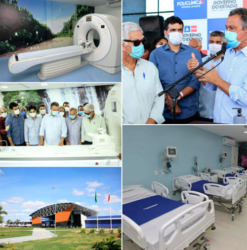 Brumado: Rogério Andrade comemora inauguração da Policlínica Regional de Saúde