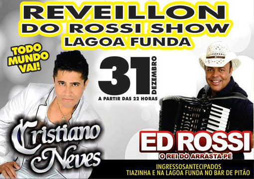 Brumado: Festa de Réveillon é no Rossi Show 