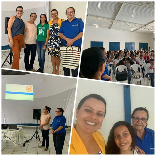 Rotary Club de Brumado inicia atividades do projeto ‘Aluno Nota 10’ e promove palestra sobre câncer de mama