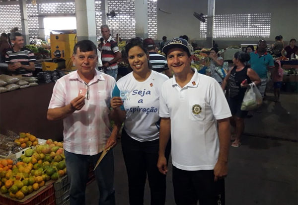 Rotary Club de Brumado faz campanha para que população fique atenta a campanha nacional de vacinação contra a Poliomelite